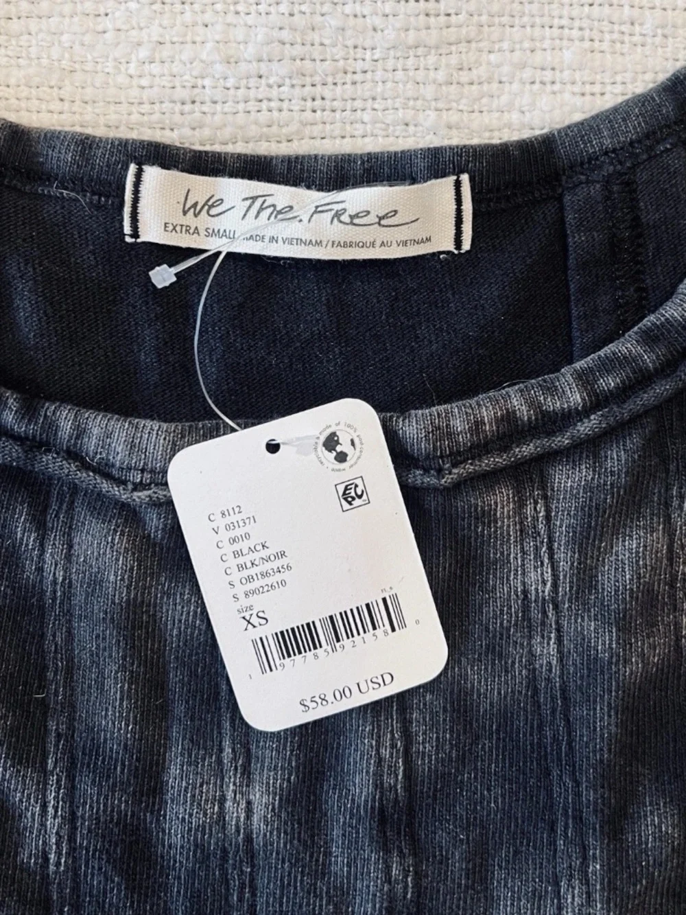 FREE PEOPLE We The Free Roller Tank / Black / XS